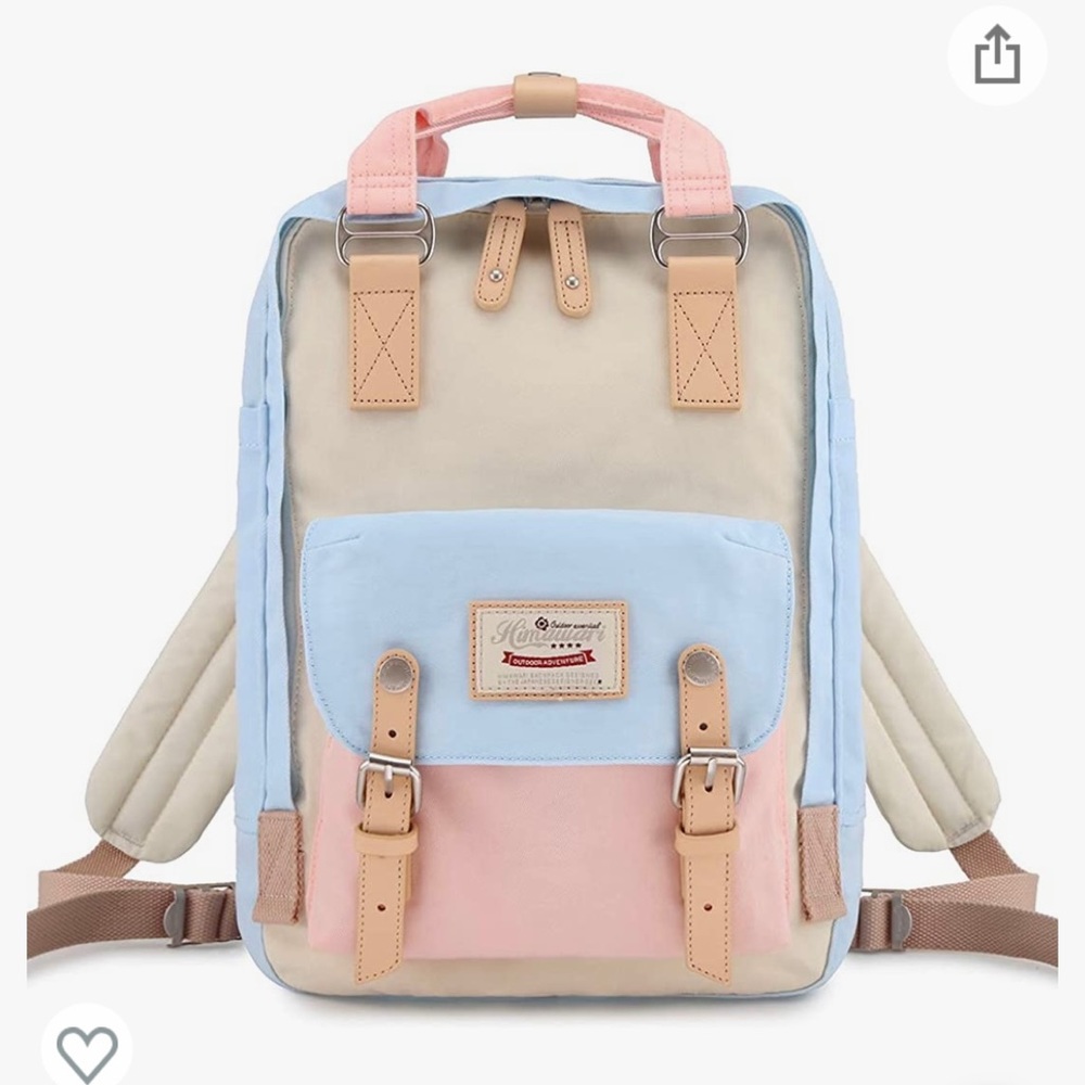 Himawari Waterproof Backpack 14.9" Vintage Travel Bag or Laptop for Student